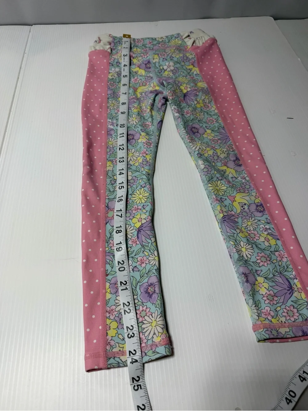 Matilda Jane Floral Activewear Set Girls Size 6 Pink Polka Dot